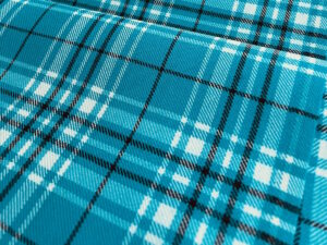 The new stunning turquoise Reform tartan